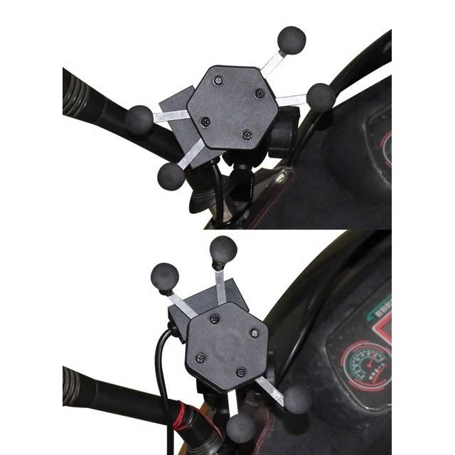 Giá Đỡ Điện Thoại Gắn Xe Mái Kèm Cổng Sạc USB – Siêu Chắc, Dùng Mọi Dòng Máy, đèn ốp trần