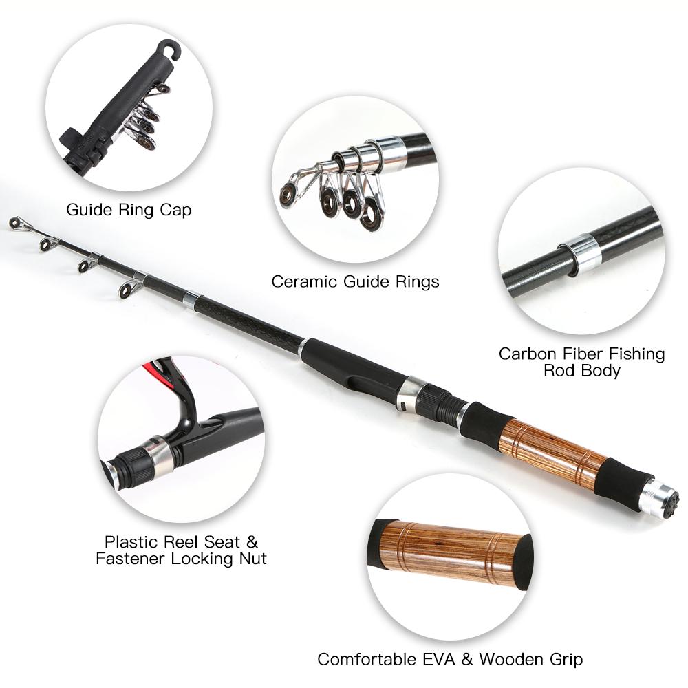Bộ cần câu quay cuộn kết hợp đầy đủ gồm cần câu, cuộn quay ,dây câu, 4 Móc câu,2ghim,4 mồi câu