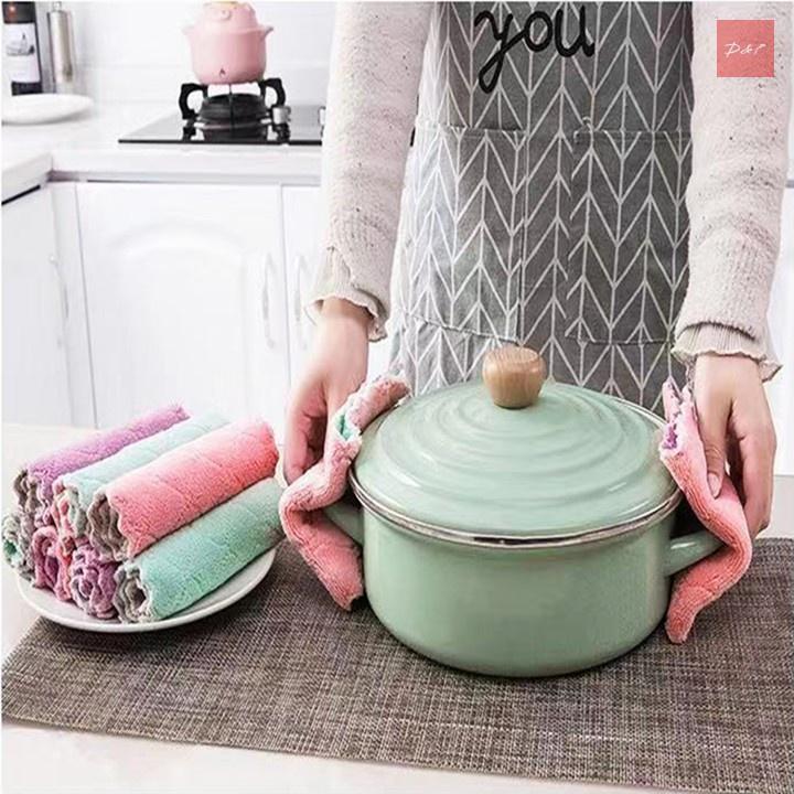 Bộ 10 khăn lau nhà bếp đa năng siêu thấm nước