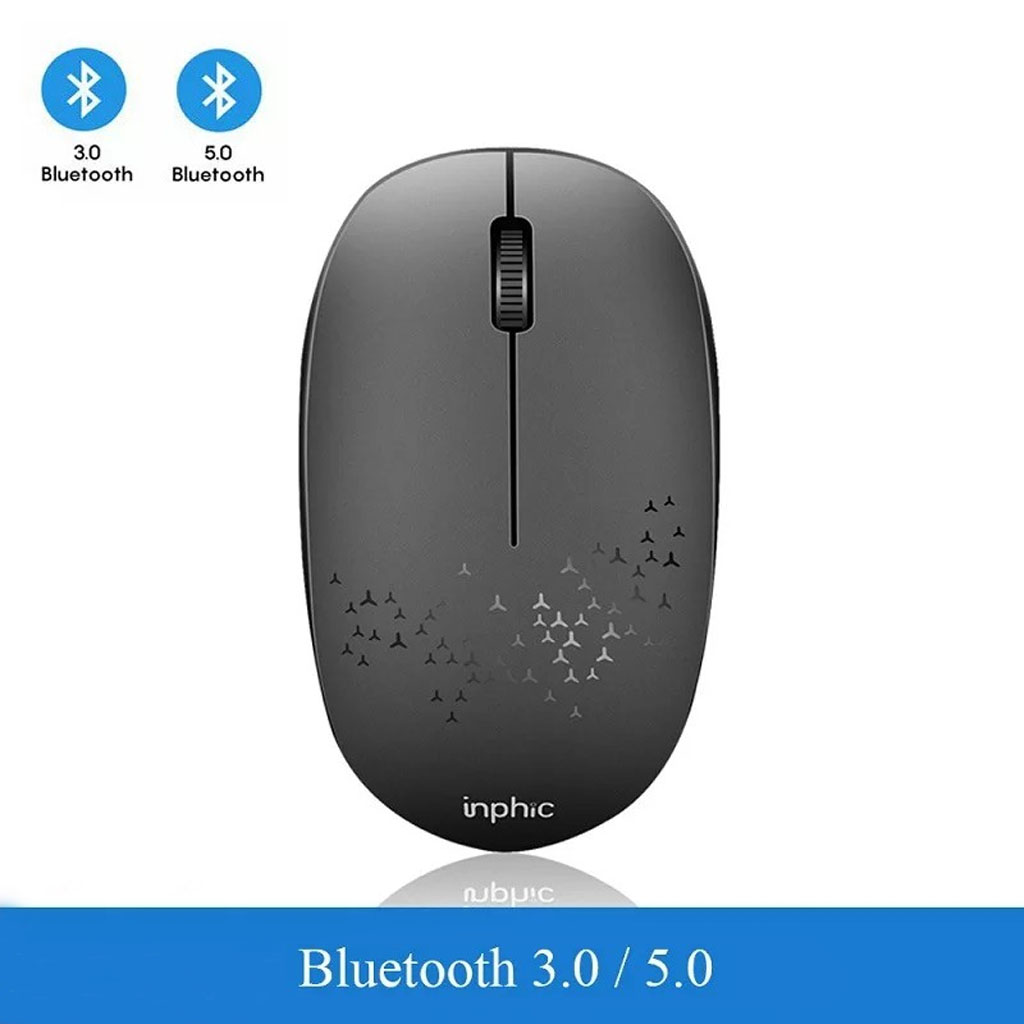 Chuột Không Dây Bluetooth Inphic E5B 5.0 1200DPI Chống Ồn Phù Hợp Sử Dụng Văn Phòng - Hàng Nhập Khẩu