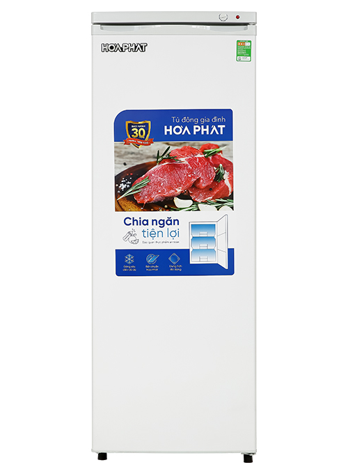 Tủ đông đứng Hòa Phát 208 Lít HPF UAH6208 Model 2022 - Hàng Chính Hãng (Chỉ giao HCM)