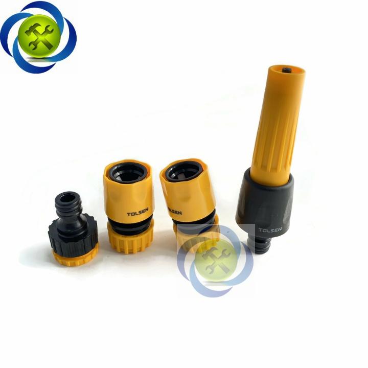 Bộ đầu nối nhanh ống nước Tolsen 57125 ống mềm 1/2
