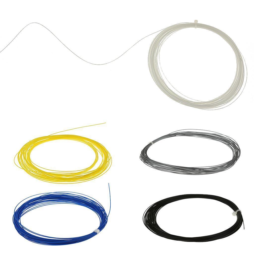 4x 10m  Strong Durable Badminton Tennis Racket Racquet String Thread  - Blue, 10m