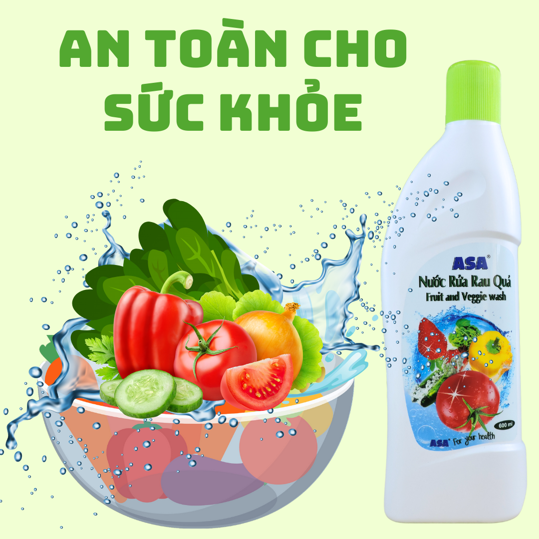 Nước rửa rau quả ASA 500ml