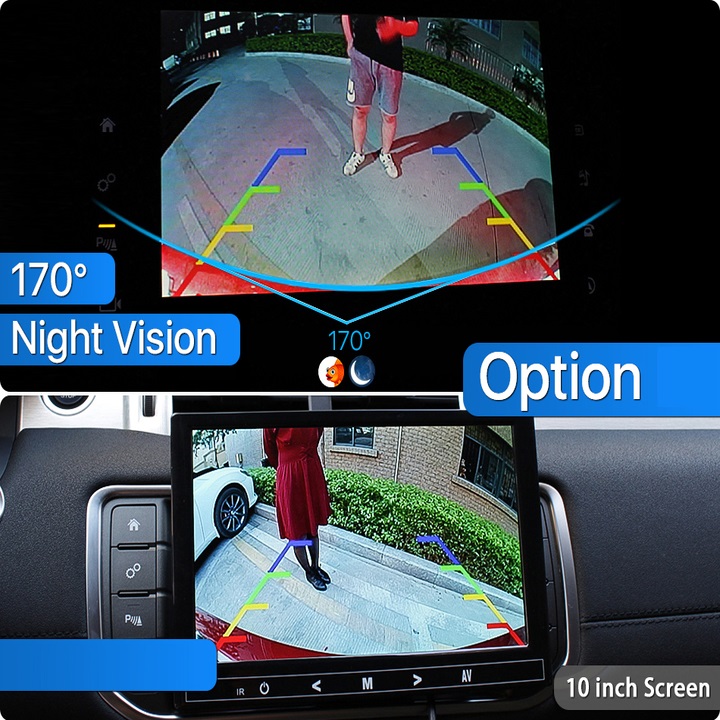 Camera lùi AHD 1080P độ nét cao dùng cho màn hình ô tô FA816