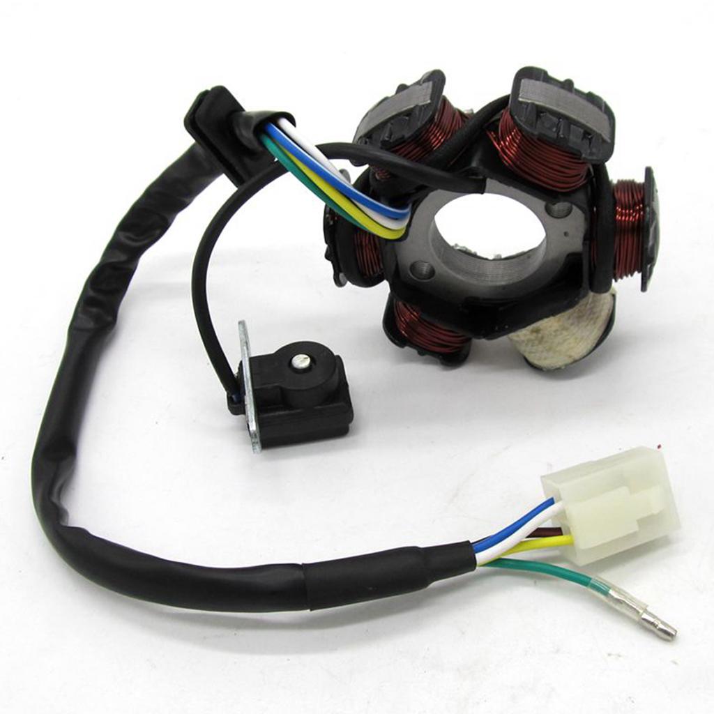 Stator Magneto 6 Coil 5 Wire for 50 110 125 150cc Scooter Moped ATV Quad