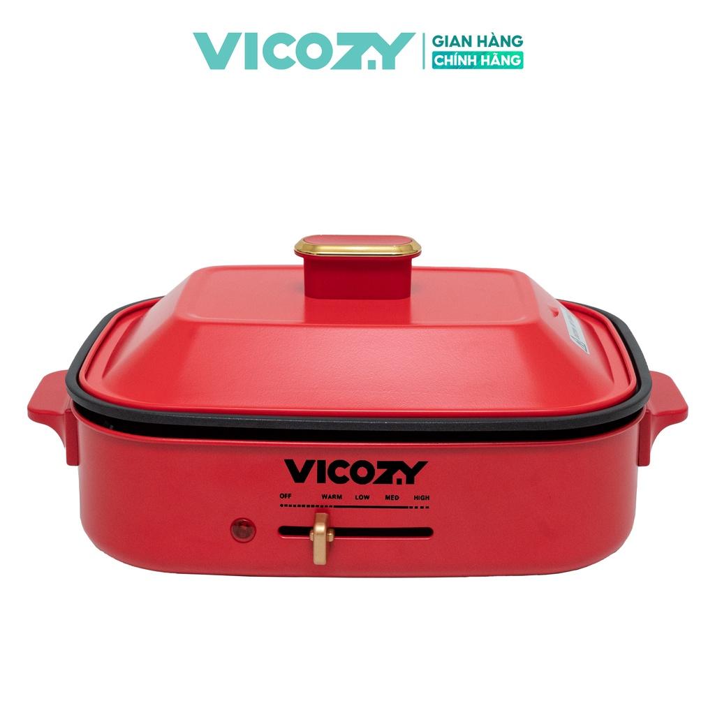 Bếp nướng lẩu đa năng Vicozy Grill Pot Plus - Hàng chính hãng