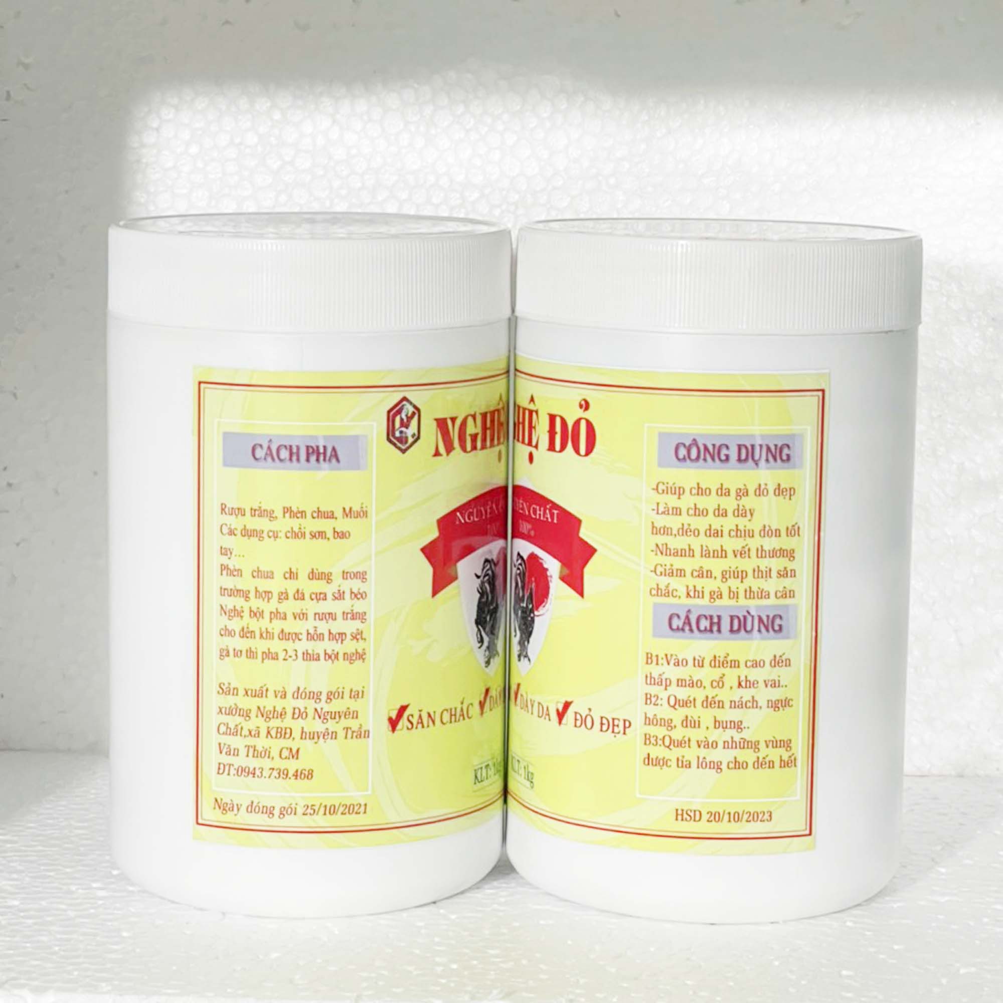 Nghệ Đỏ 1kg Vô Gà Săn Cơ Giảm Mở