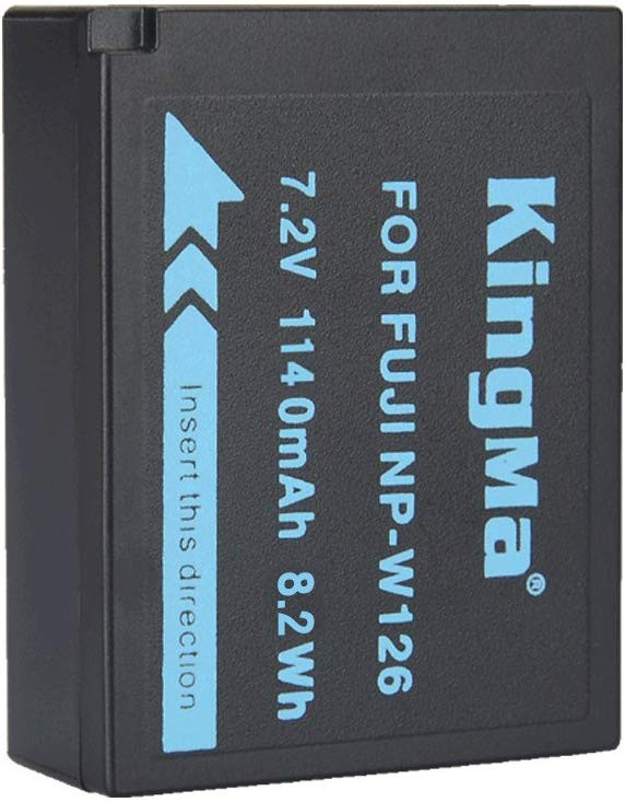 Bộ 2 pin 1 sạc Kingma cho Fujifilm NP-W126, Hàng chính hãng