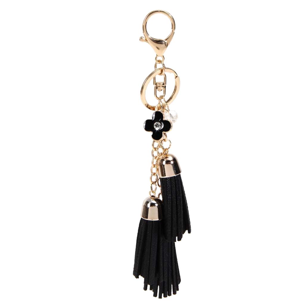 Women Girls Tassel Key Chain Car Key Ring Accessory Bag Decor Pendant