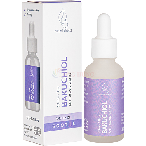 Serum chống lão hoá Natural Xtracts Bakuchiol Anti-Aging Serum giúp làm giảm nếp nhăn và dưỡng ẩm (30ml) - Hàng chính hãng