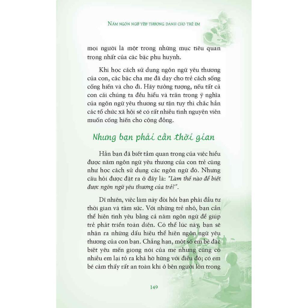 Sách - 5 Ngôn Ngữ Yêu Thương Dành Cho Trẻ Em - First News