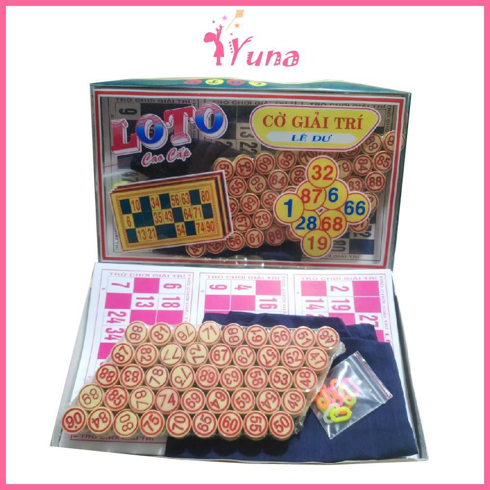 Cờ loto giải trí cao cấp số nhựa - Cờ Lô Tô