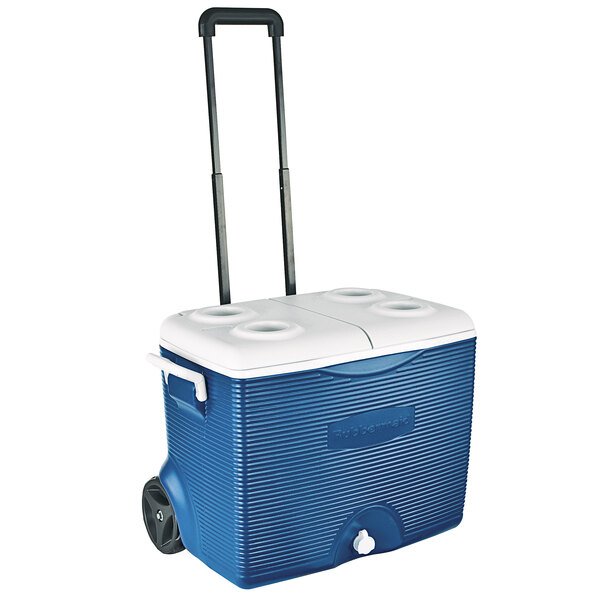 THÙNG ĐÁ CÓ BÁNH XE RUBBERMAID (CHÍNH HÃNG) - SKU: FG2A9102MODBL