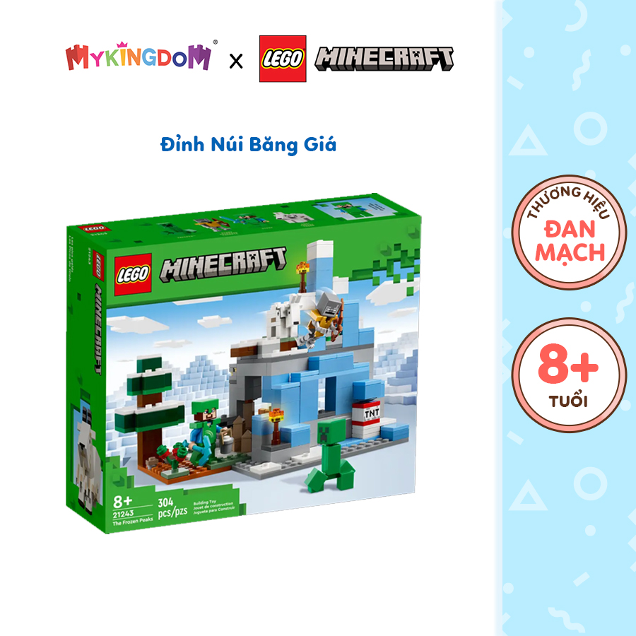 Đồ Chơi LEGO Minecraft Đỉnh Núi Băng Giá 21243