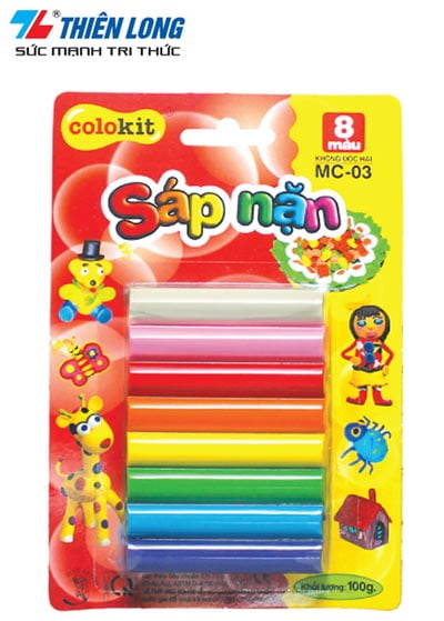 Sáp Nặn 8 Màu Thiên Long MC - 03