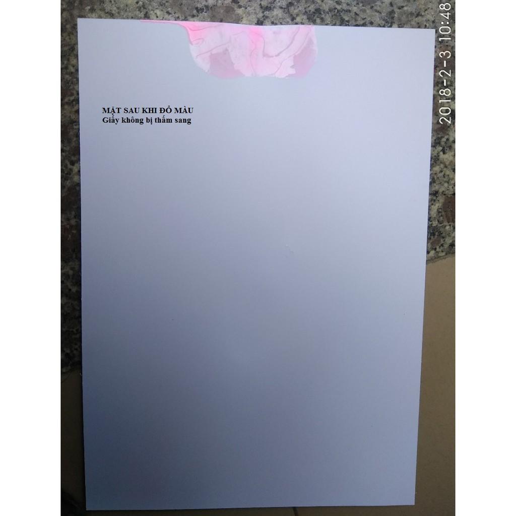 Giấy bìa cứng A4 màu trắng định lượng: 120gsm; 160gsm; 200gsm; 250gms;(100 tờ /tập)
