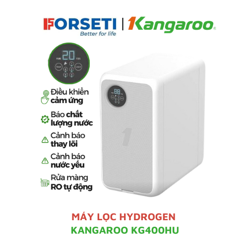 Máy lọc nước Kangaroo Hydrogen KG400HU hàng chính hãng, bảo hành 24 tháng