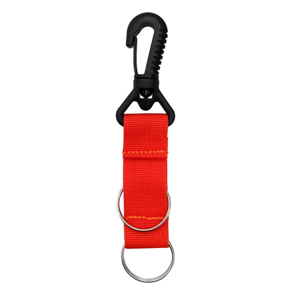 Heavy Duty Scuba Diver Diving Lanyard Webbing Strap String with Swivel Snap Clip for Dive Camera Torch Flashlight Underwater Sports