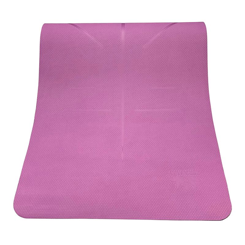 Thảm tập Yoga định tuyến Zera TPE 2 lớp 6mm - Tím