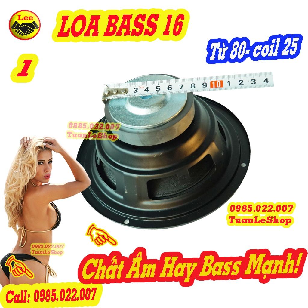 LOA BASS 16 MÀNG TRẮNG TỪ 80 COIL 25MM GÂN MÚT- GIÁ 02 CHIẾC LOA