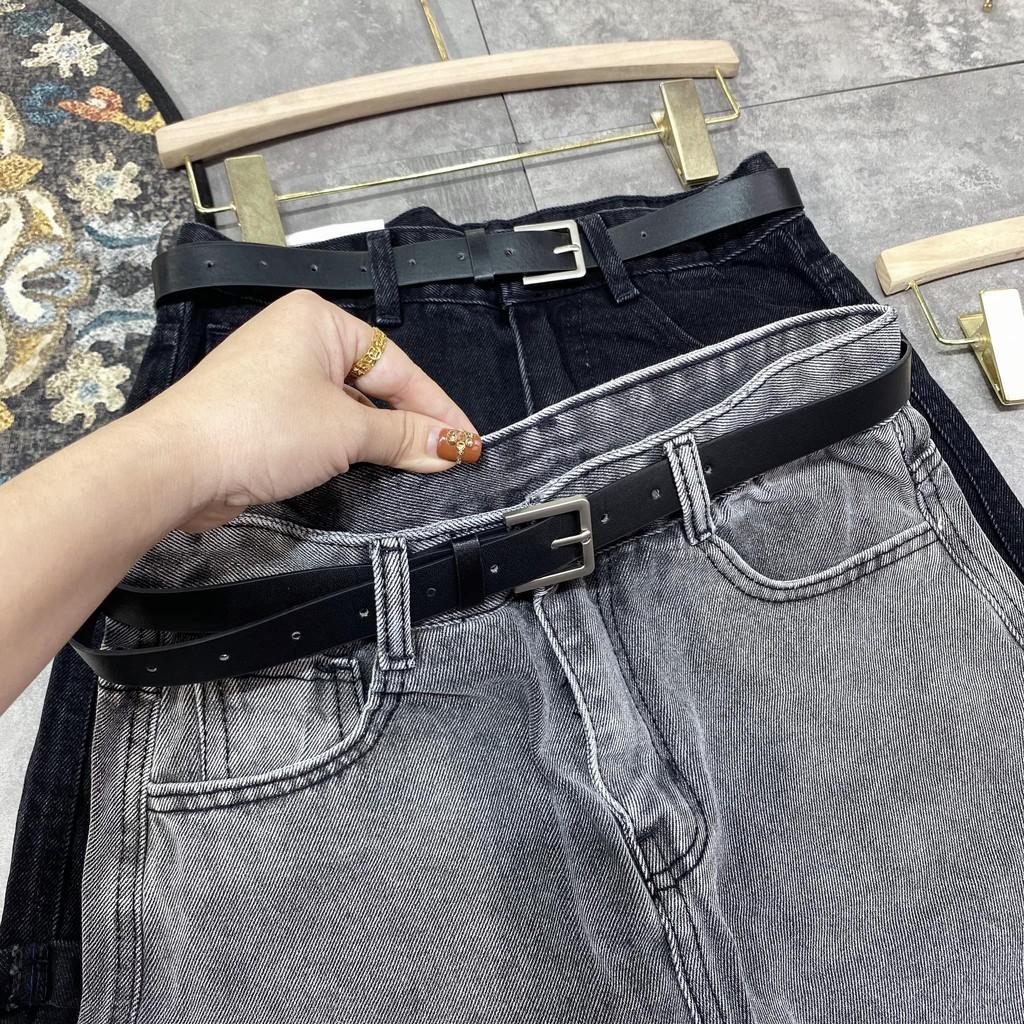 Quần sooc jeans TRƠN 2 màu đen, xám