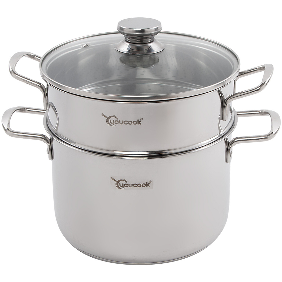 Bộ Nồi Xững Inox 3 Đáy Cao Cấp You Cook YCST24-3L