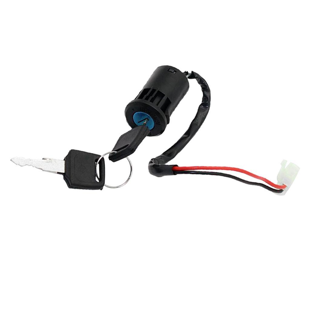 2x  Key Ignition Switch for Scooter Motorcycle ATV Electric Bike