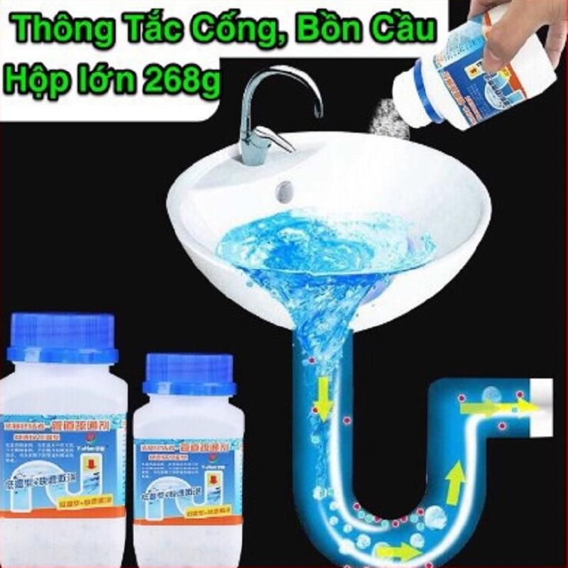 Bột Thông Tắc Đường Ống Thần Thánh Cực Mạnh, Loại Lớn - Bột Thông Tắc Bồn Cầu ,Bồn Rửa Bát, Đường Ống Thoát Nước