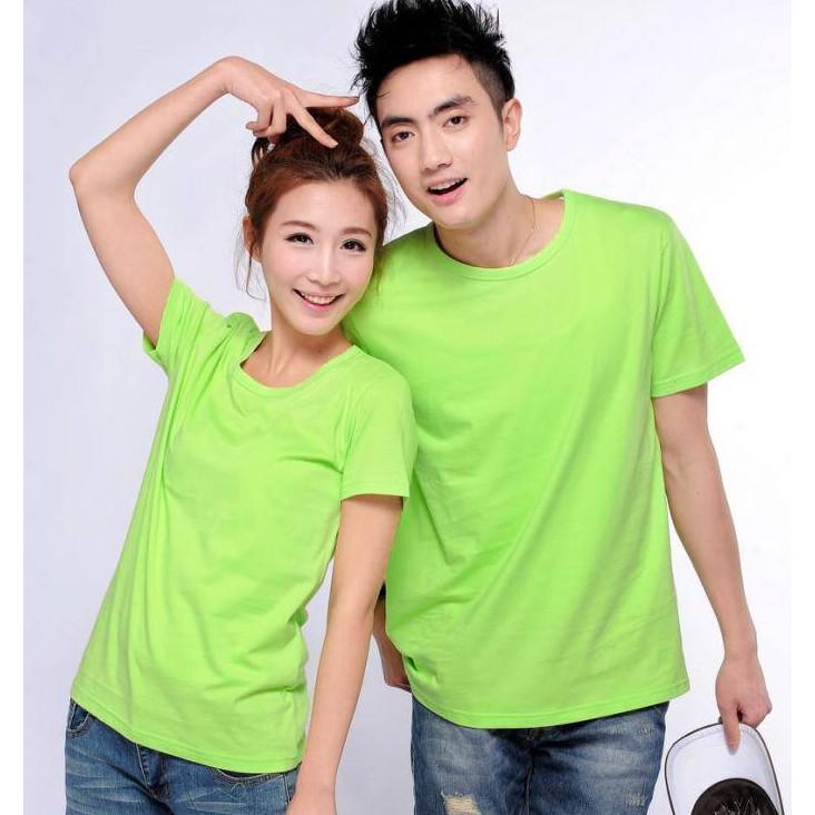 Áo Thun Xanh Chuối Đủ Size từ trẻ em đến người lớn