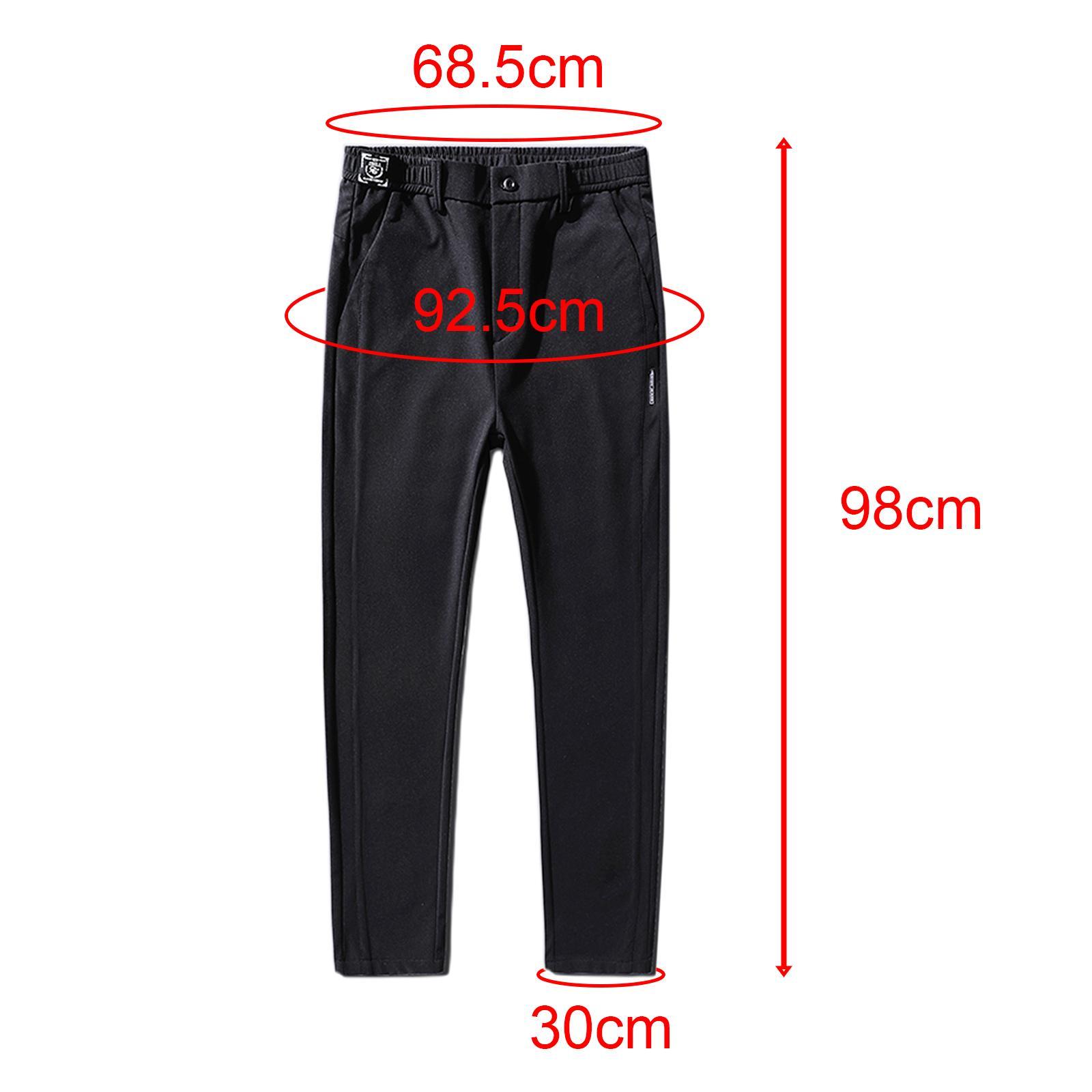 Men Casual Pants Relaxed Fit Summer Trousers Construction Boys Stretch Pants