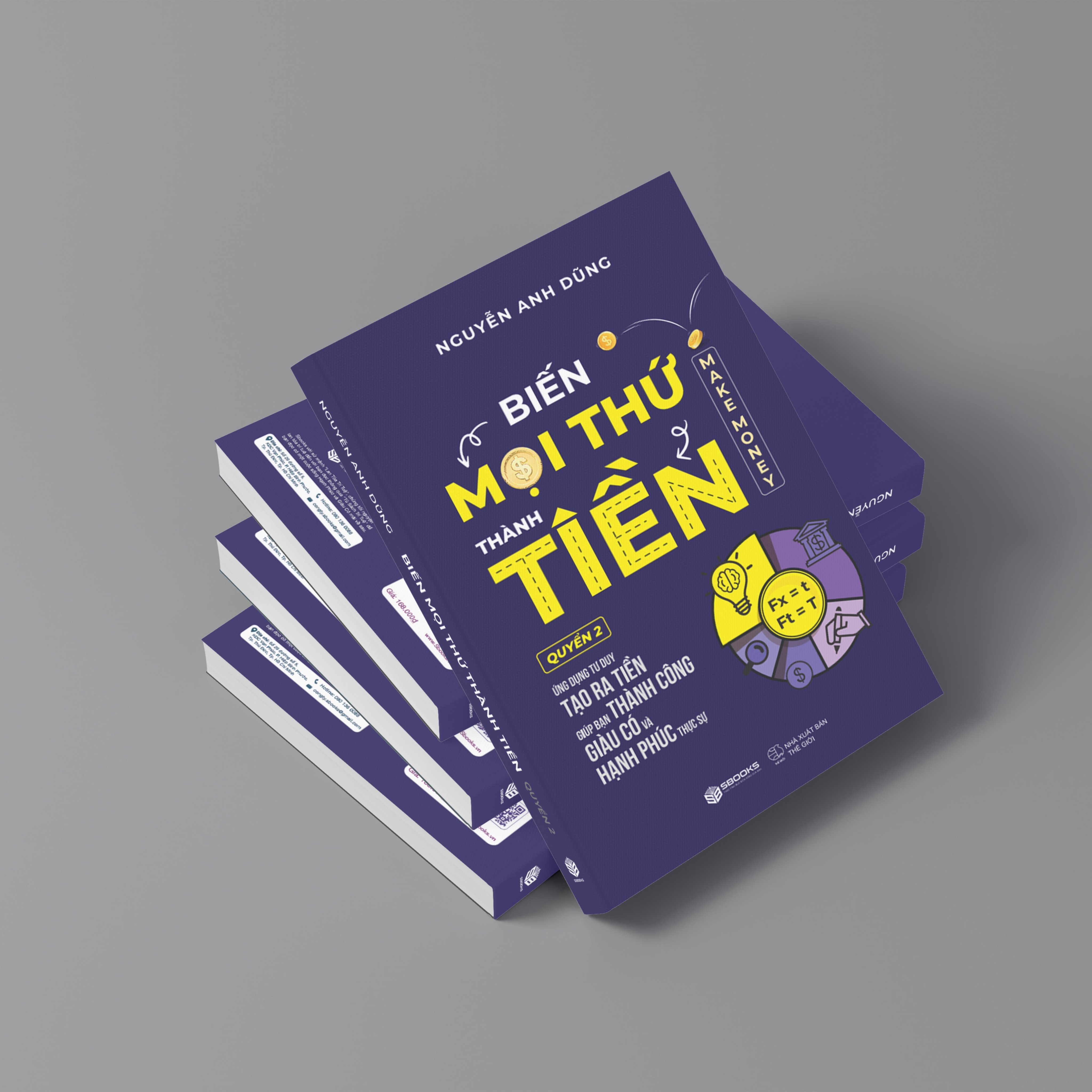 Sách - Biến Mọi Thứ Thành Tiền - Quyển 2 - Nguyễn Anh Dũng - SBOOKS 