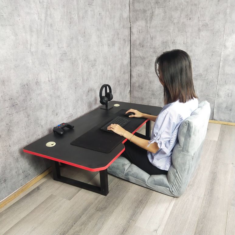 Combo Bàn Gaming Bệt Và Ghế Bệt Tatami Cao Cấp Loại 1 Gấp Gọn Tiện Lợi Dùng Làm Việc Học Tập Chơi Game - Fufutech