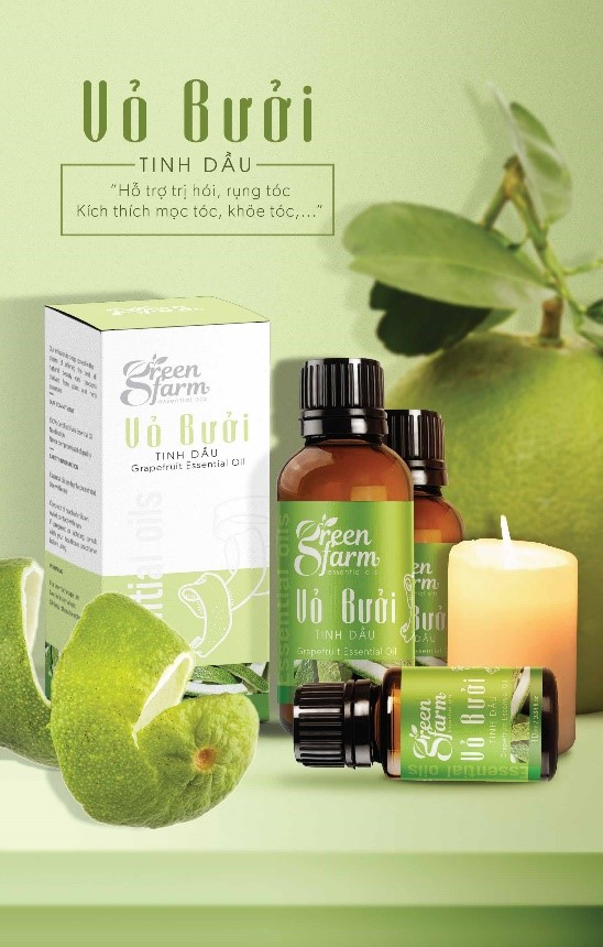 Tinh dầu vỏ bưởi Greenfarm 20ml