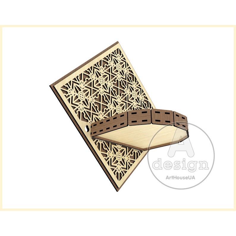 Kệ hoa treo tường decor mẫu 26