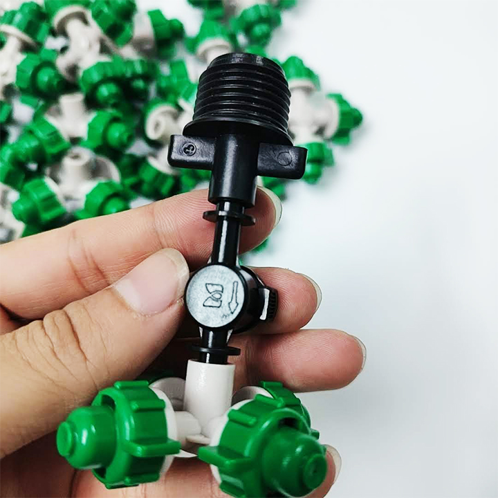 100 Đầu bép phun sương 4 hướng xanh giá sỉ