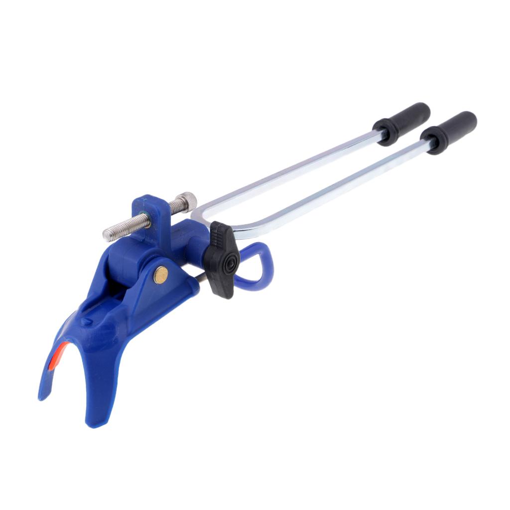 Stainless Steel Fishing Rod Holder Rest Gear Fishing Pole Stand Bracket Blue