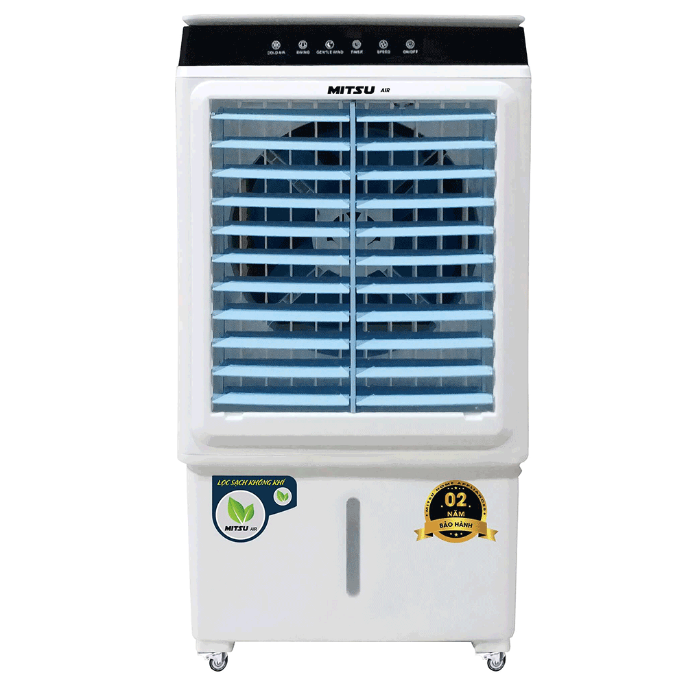 [MIỄN PHÍ VẬN CHUYỂN] Quạt Hơi Nước Làm Mát Không Khí MitsuXFan AL49-E, Inverter, Diện tích 25-35m², Giảm nhiệt đến 16°C, Công nghệ Nhật Bản, Có hộp gel đá khô - Hàng Chính Hãng