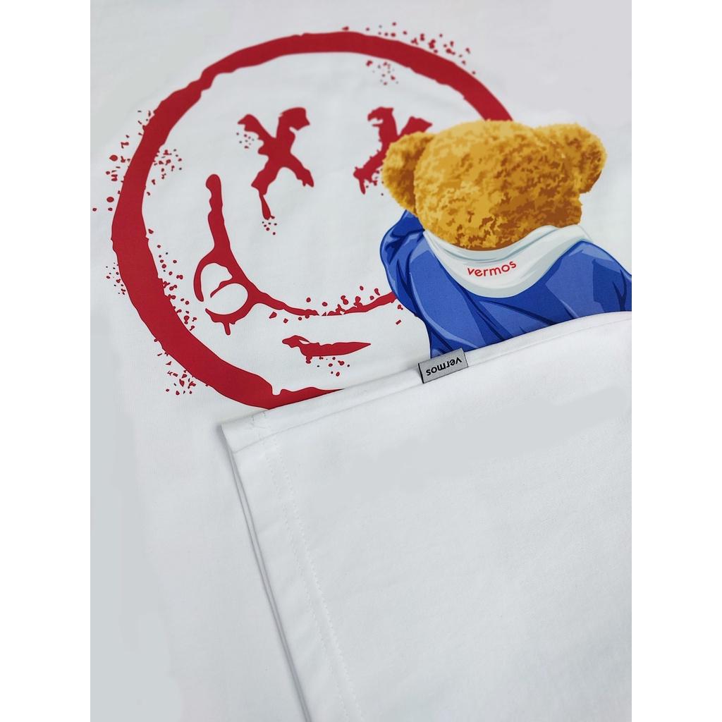Áo Thun Vermos Teddy Drawing White