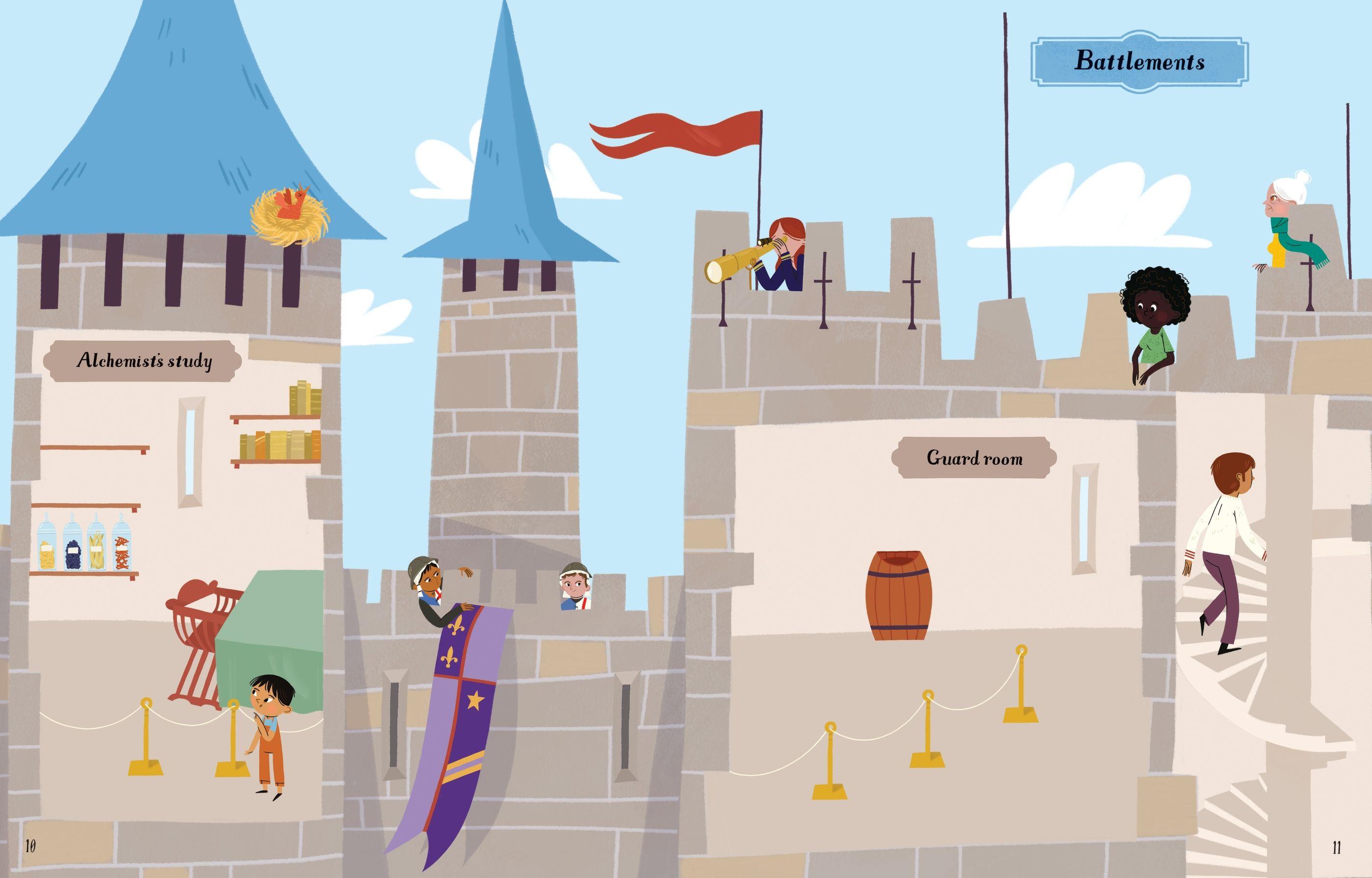 Castle Sticker Book