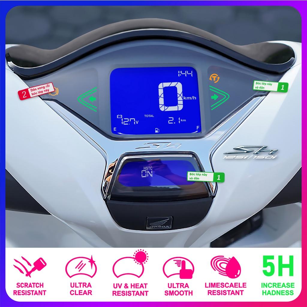 Miếng dán PPF bảo vệ mặt đồng hồ dành cho xe Honda SH 2021 PPF