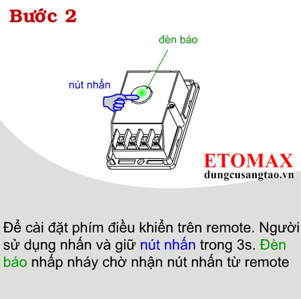 Công tắc điều khiển từ xa công suất lớn RC1A