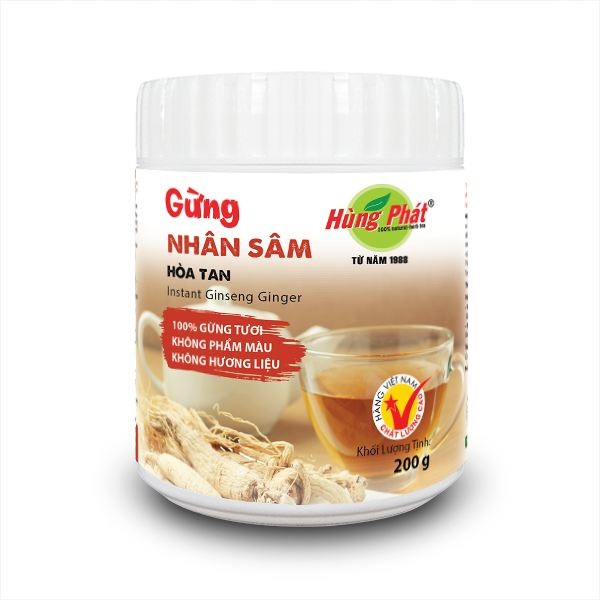 Gừng Nhân Sâm Hòa Tan - Instant Ginseng Ginger