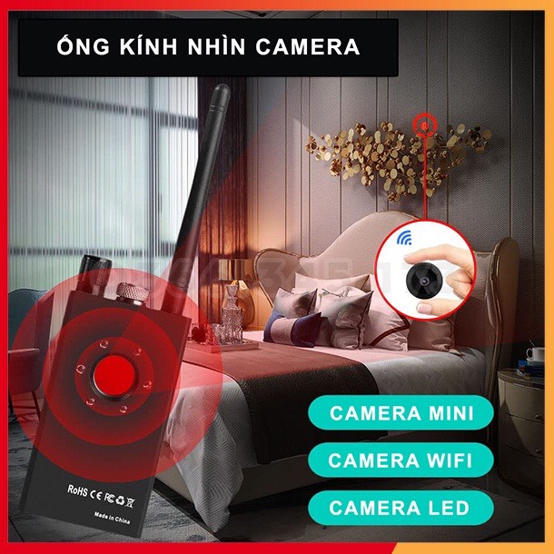 Máy dò tìm Camera, định vị. Bảo hành 12 tháng