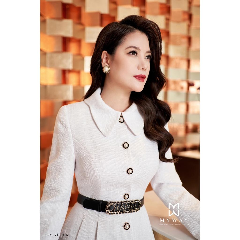 Áo Khoác Nữ MY WAY Dáng Dài Ôm Dáng Sang Trọng 3MAD206
