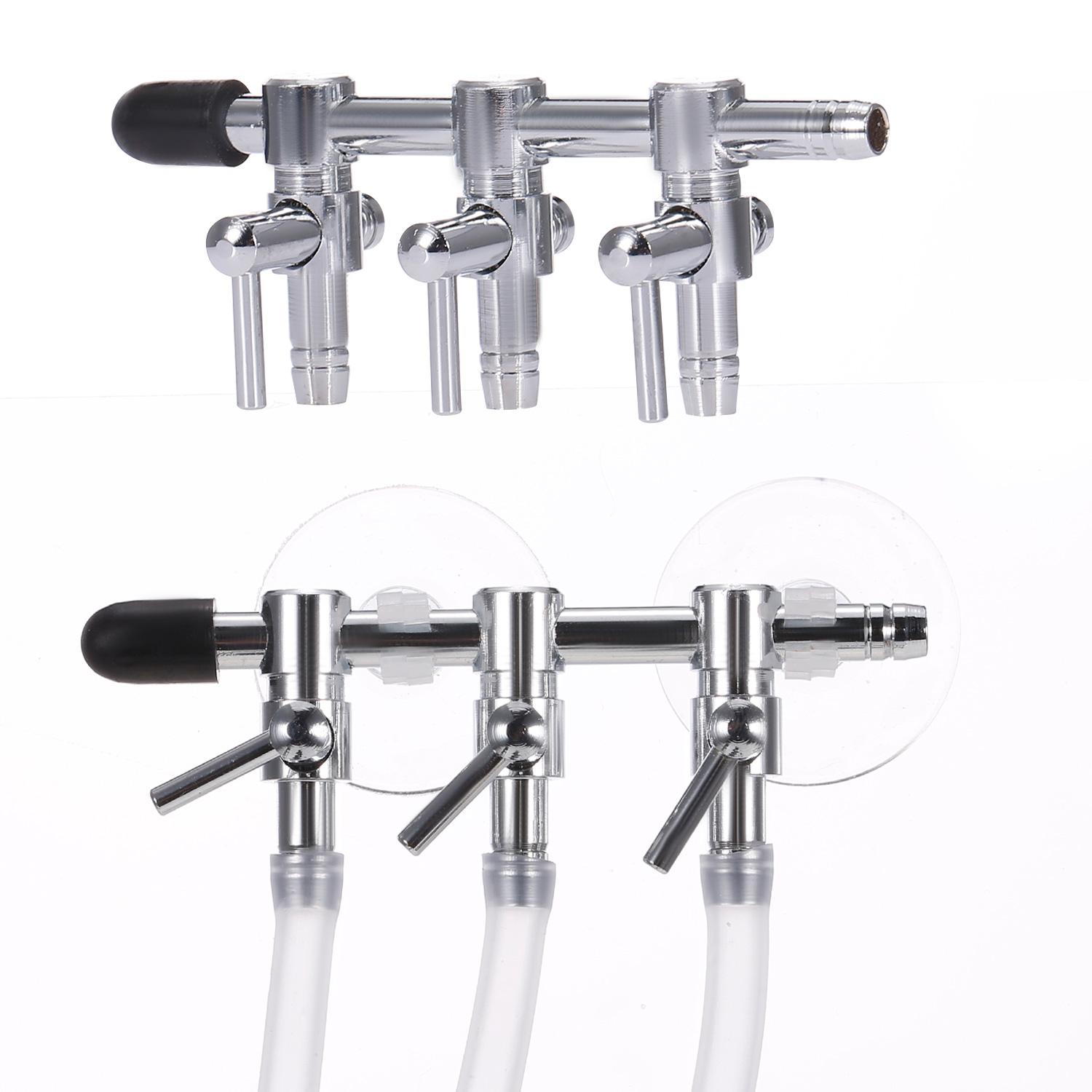 Bộ phụ kiện bơm không khí cho hồ cá với 3 van thông khí