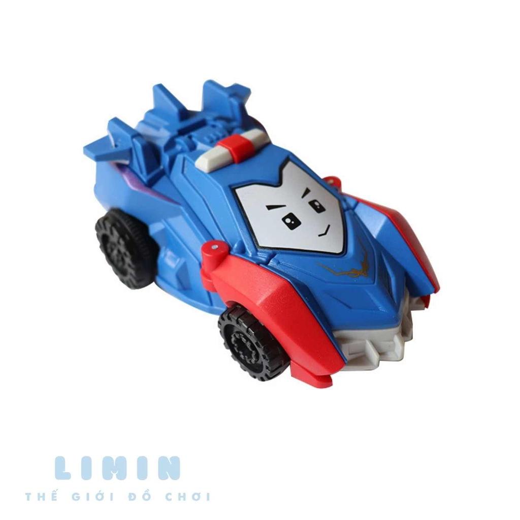 Đồ chơi siêu xe ô tô biến hình thành robot, Xe chạy bánh đà, chất liệu nhựa ABS cao cấp, an toàn cho bé
