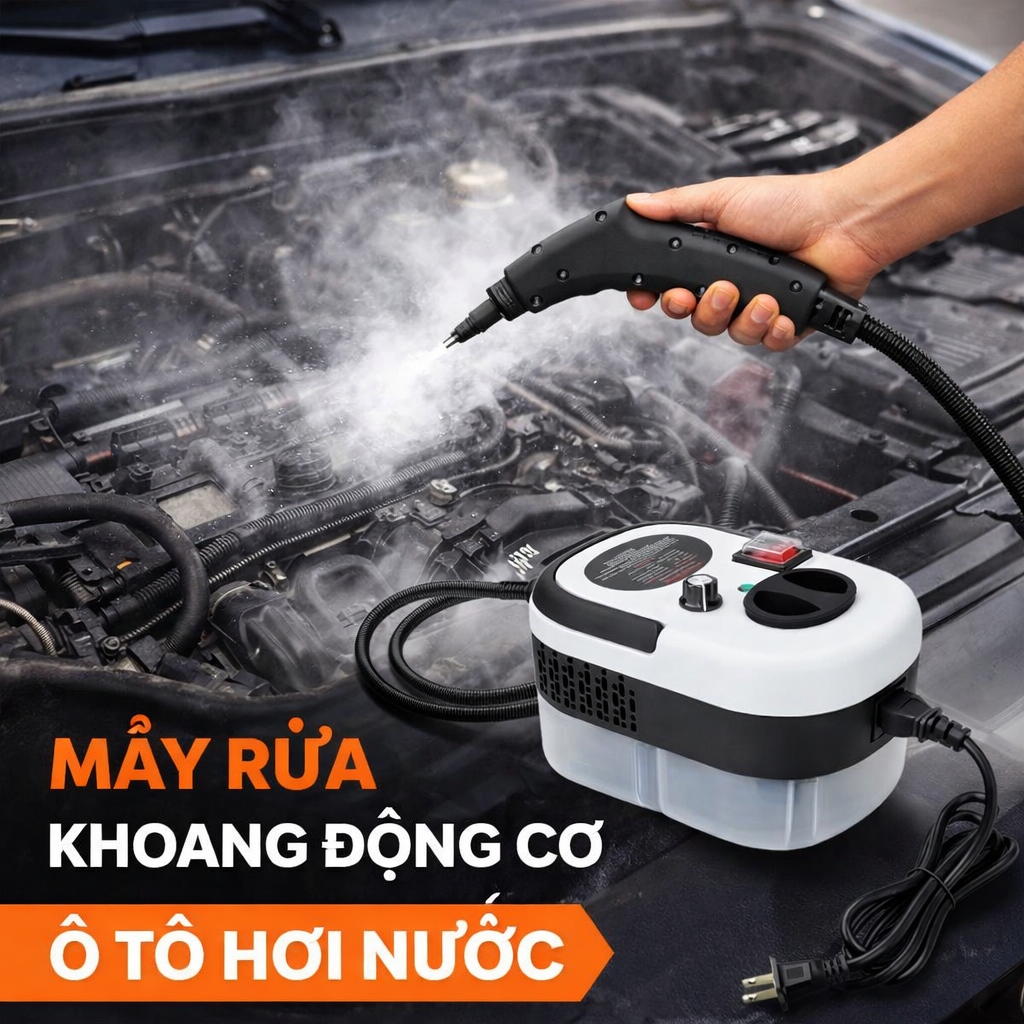 Máy Rửja Khoang Động Cơ Ô Tô &amp; Cửa Kính Bằng Hơi Nước – Sạch Nhanh, Không Lo Chập Điện , ĐÈN TRANG TRÍ