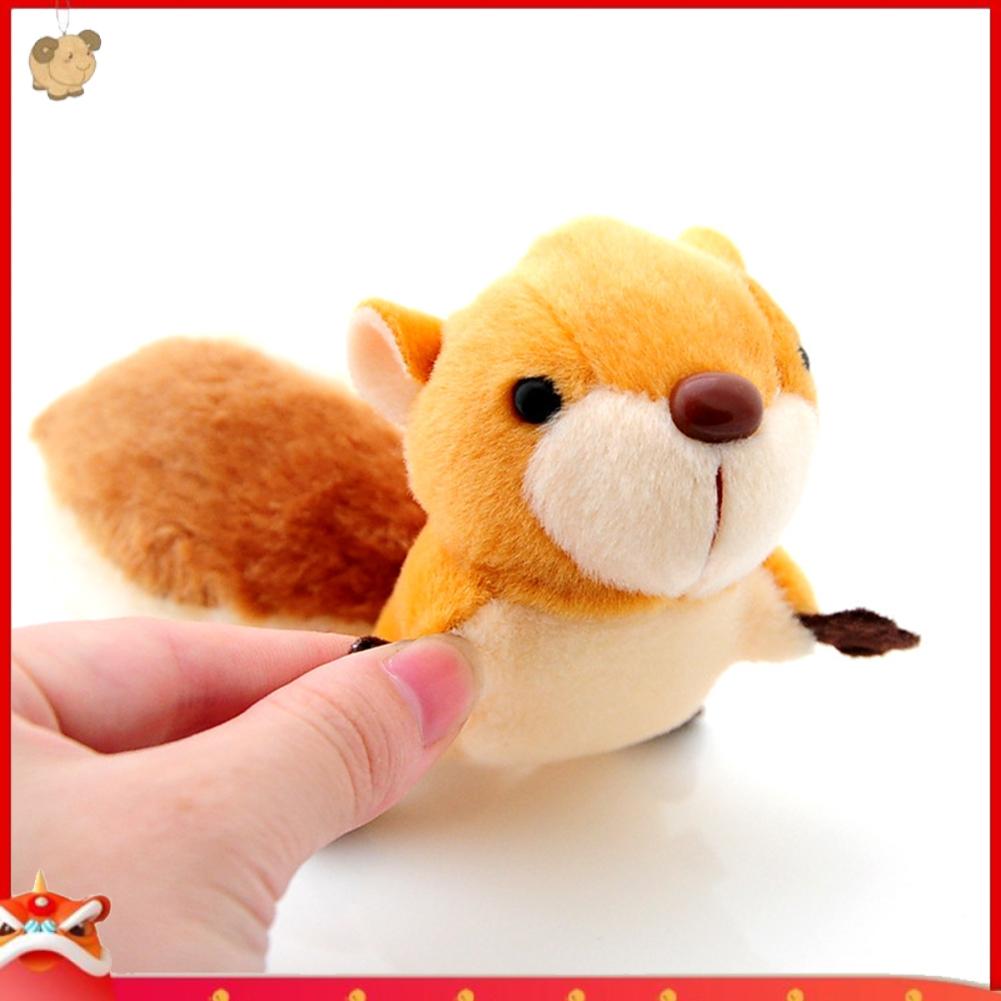 Móc Khóa Hình Sóc Nhồi Bông Đáng Yêu