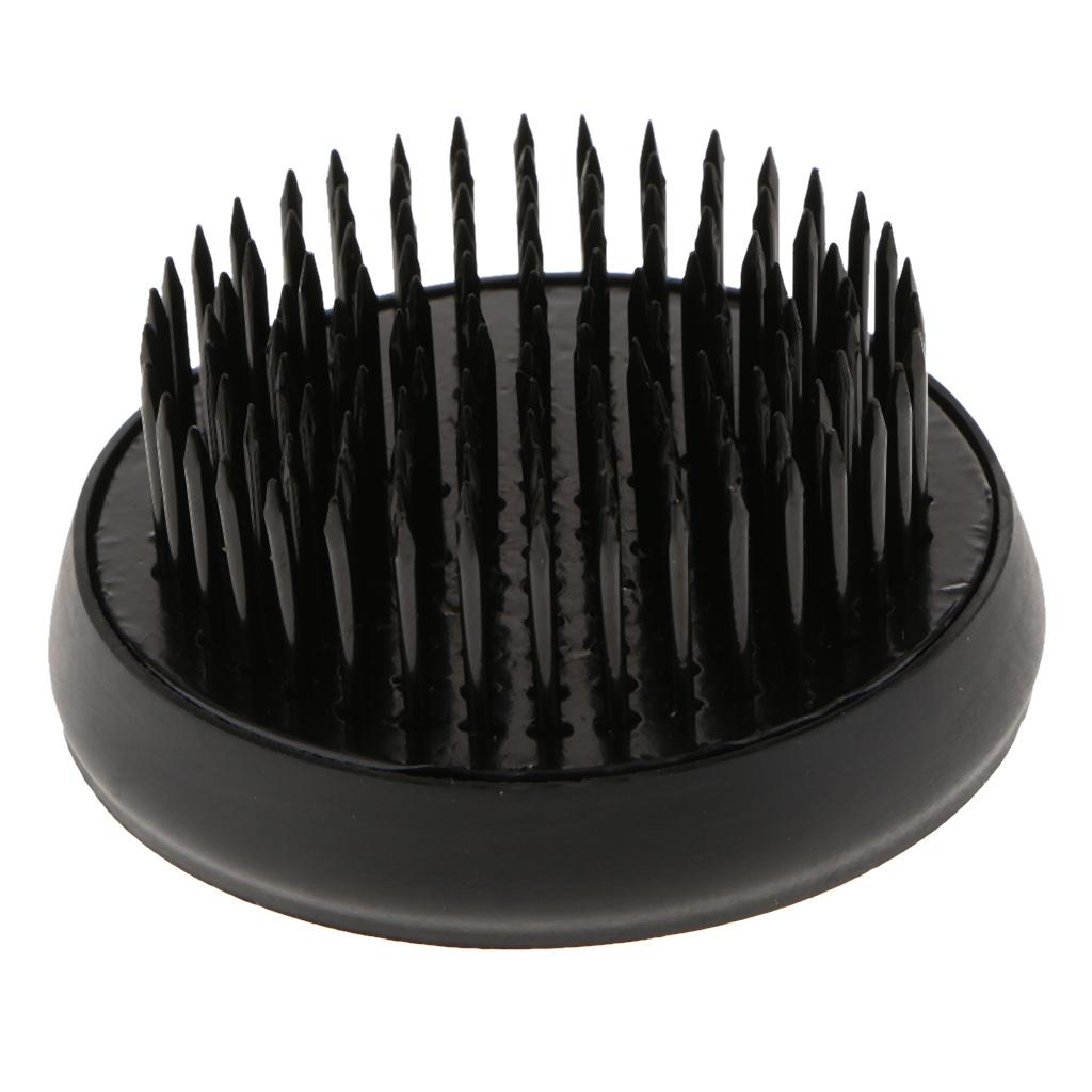 Assorted Ikebana  Flower Frog Arrangment Black 50mm  Dia